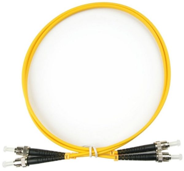 RC19 ШВО(d)-9-ST-ST-3m Патч-корд оптический duplex ST-ST 9/125 sm 3м LSZH