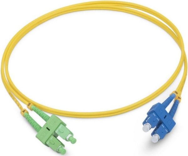 RC19 ШВО(d)-9-SC/APC-SC/UPC-20m Патч-корд оптический duplex SC/APC-SC/UPC 9/125 sm 20м LSZH