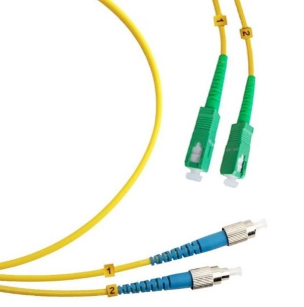 RC19 ШВО(d)-9-SC/APC-FC/UPC-15m Патч-корд оптический duplex SC/APC-FC/UPC 9/125 sm 15м LSZH