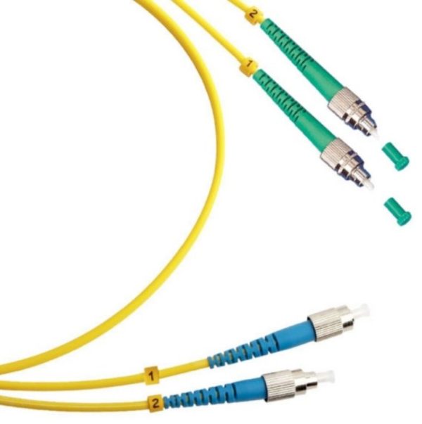 RC19 ШВО(d)-9-FC/APC-FC/UPC-1m Патч-корд оптический duplex FC/APC-FC/UPC 9/125 sm 1м LSZH