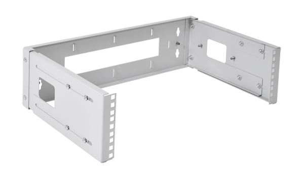 RC19 KNO-М-3U Кронштейн телекоммуникационный настенный  3U, регулируемая глубина  300-450мм