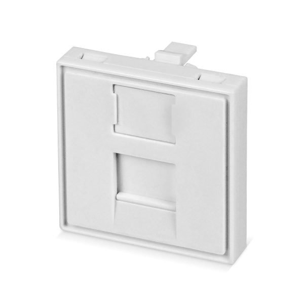 RC19 FP-45-1 Вставка 45x45 (Mosaic) для 1 модуля формата Keystone Jack